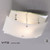 Diyas Lighting Diyas IL30994 Vito Two Light Polished Chrome Flush Fitting 