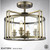 Diyas Lighting Diyas IL31091 Eaton Four Light Antique Brass Ceiling Fitting 