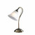Dar Lighting Dar  BOS40 Boston 1 Light Antique Brass Table Lamp 