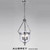 Diyas Lighting Diyas IL31072  Aubrey Three Light Polished Chrome Pendant 