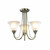 Dar Lighting Dar  BOS03 Boston 3 Light Antique Brass Semi-Flush 
