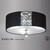 Diyas Lighting Diyas IL31172/BL Evelyn 3 Light Polished Chrome Flush Fitting 