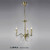 Diyas Lighting Diyas IL32073 Libra 3 Light Antique Brass Ceiling Pendant 
