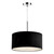 Dar Lighting Dar ZAR1022 Zaragoza 3 Light Black Shade Pendant 