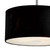Dar Lighting Dar ZAR1022 Zaragoza 3 Light Black Shade Pendant 