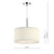 Dar Lighting Dar  ZAR1033 Zaragoza 3 Light Cream Shade Pendant 