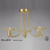 Diyas Lighting Diyas IL20601 Ellen 3 Light Satin Brass Ceiling Light 