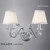 Diyas Lighting Diyas IL31212 Willow 2 Light Polished Chrome Wall Light 