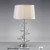 Diyas Lighting Diyas IL31210 Willow 1 Light Polished Chrome Table Lamp 