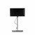 Dar Lighting Dar  AMA4050 Amalfi 1 Light Polished Chrome Table Lamp 