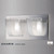 Diyas Lighting Diyas IL31291 Charis 2 Light Polished Chrome Wall Light 