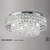 Diyas Lighting Diyas IL31151 Edison 7 Light Polished Chrome Flush Fitting 