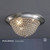 Diyas Lighting Diyas IL31135 Paloma 3 Light Satin Nickel Flush Fitting 