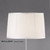 Diyas Lighting Diyas ILS31214 Willow White Fabric Shade 