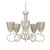 Elstead Lighting Elstead OV5-IVORY-GOLD Olivia 5 Light Ivory/Gold Chandelier 