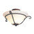 Elstead Lighting Elstead TCH-F-BLK-GOLD Torchiere 1 Light Flush Fitting 