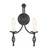 Elstead Lighting Elstead BY2-BLACK Belfry 2 Light Black Wall Bracket 