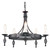 Elstead Lighting Elstead BY5-BLACK Belfry 5 Light Black Chandelier 