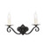 Elstead Lighting Elstead RY2A-BLACK Rectory 2 Light Black Wall Bracket 