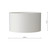Dar Lighting Dar  S1058 Table Lamp Cream Shade 