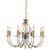 Elstead Lighting Elstead AG8-AGED-BRASS Aegean 8 Light Aged Brass Chandelier 