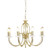 Elstead Lighting Elstead AG8-POL-BRASS Aegean 8 Light Polished Brass Chandelier 