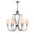 Elstead Lighting Elstead PM6-DB Pimlico 6 Light Dark Bronze Chandelier 