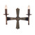 Elstead Lighting Elstead CW2-OLD-BRZ Cromwell 2 Light Old Bronze Wall Bracket