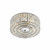 Dar Lighting Dar  ERR5250 Errol 4 Light Polished Chrome Semi-Flush 