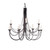 Elstead Lighting Elstead CB12-BLACK Carisbrooke 12 Light Black Chandelier