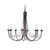Elstead Lighting Elstead CB8-BLACK Carisbrooke 8 Light Black Chandelier