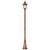 Elstead Lighting Elstead CC5-M Chicago 1 Light Rusty Bronze Medium Lamp-Post
