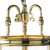 Dar Lighting Dar  LAM0340 Lambeth 3 Light Polished Brass Dual Mount Lantern 