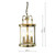 Dar Lighting Dar  LAM0340 Lambeth 3 Light Polished Brass Dual Mount Lantern 