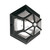 Elstead Lighting Elstead PR12-BLACK Parish 1 Light Black Flush Lantern