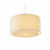 Dar Lighting Dar  EDW6533 Edward 1 Light Cream Non-Electric Pendant 