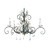 Elstead Lighting Elstead AML5-BLK-SILVER Amarilli 5 Light Chandelier