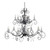 Elstead Lighting Elstead AML15-BLK-SILVER Amarilli Chandelier