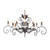 Elstead Lighting Elstead AML10-BRONZE Amarilli 10 Light Bronze/Gold Chandelier