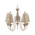 Elstead Lighting Elstead FB-REMI5 Remi 5 Light Silver/Gold Chandelier