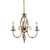 Elstead Lighting ELstead ART3-AGD-BRASS Artisan 3 Light Chandelier