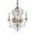 Elstead Lighting Elstead FE-GIANNA4 Gianna Gilded Silver Duo Mount Chandelier