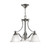Elstead Lighting Elstead HK-BOLLA3 Bolla Brushed Nickel Ceiling Pendant