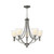 Elstead Lighting Elstead HK-TRUMAN5 Truman 5 Light Antique Nickel Pendant