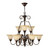 Elstead Lighting Elstead HK-CELLO9 Cello 9 Light Antique Bronze Chandelier