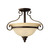 Elstead Lighting Elstead HK-CELLO-SF Cello 2 Light Antique Bronze Semi Flush
