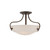 Elstead Lighting Elstead QZ-CHANTILLY-SF3 Chantilly Palladian Bronze Semi Flush