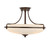 Elstead Lighting Elstead QZ-GRIFFIN-SFM-PN Griffin Palladian Bronze Semi Flush