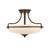 Elstead Lighting Elstead QZ-GRIFFIN-SFS-PN Griffin Palladian Bronze Semi Flush