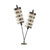 Elstead Lighting Elstead FB-NETTLELUX-S-TL Nettle 2 Light Silver Table Lamp